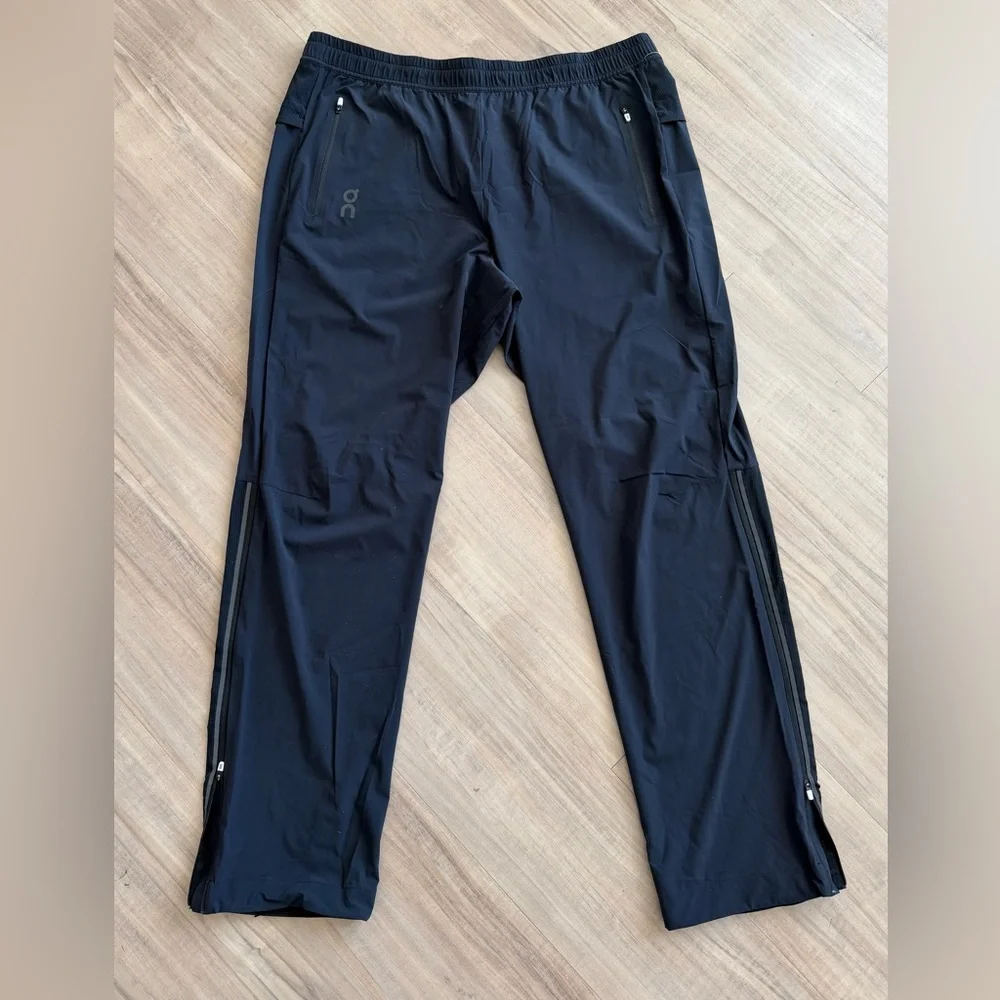 New-On Running Mens Black Core Pants Joggers running Athletic in XXL - Picture 2 of 8